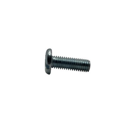 SUBURBAN BOLT AND SUPPLY #8-32 x 7/8 in Slotted Pan Machine Screw, Zinc Plated Steel A0300100056PZ